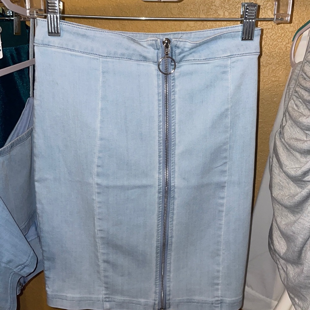 Two Piece Denim Matching Set